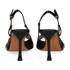 ALBANO Sandalias con tacón de Mujer 5605 NEGRO