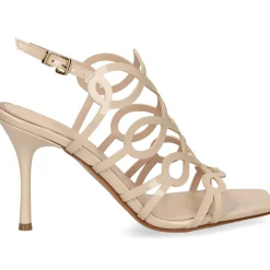ALBANO Sandalias con tacón de Mujer 5354 / 2 NUDE