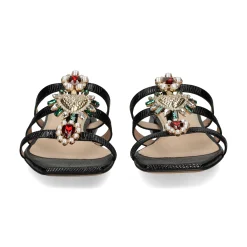 ALBANO Sandalias planas de Mujer 5421 / 2 NEGRO