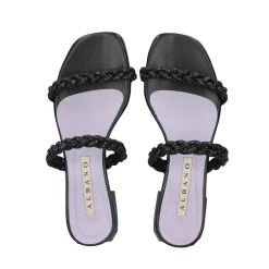 ALBANO Sandalias planas de Mujer 3253/6 NEGRO