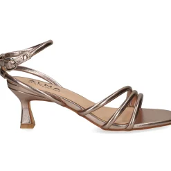 ALMA BLUE Sandalias con tacón de Mujer V24AB2050 BRONCE