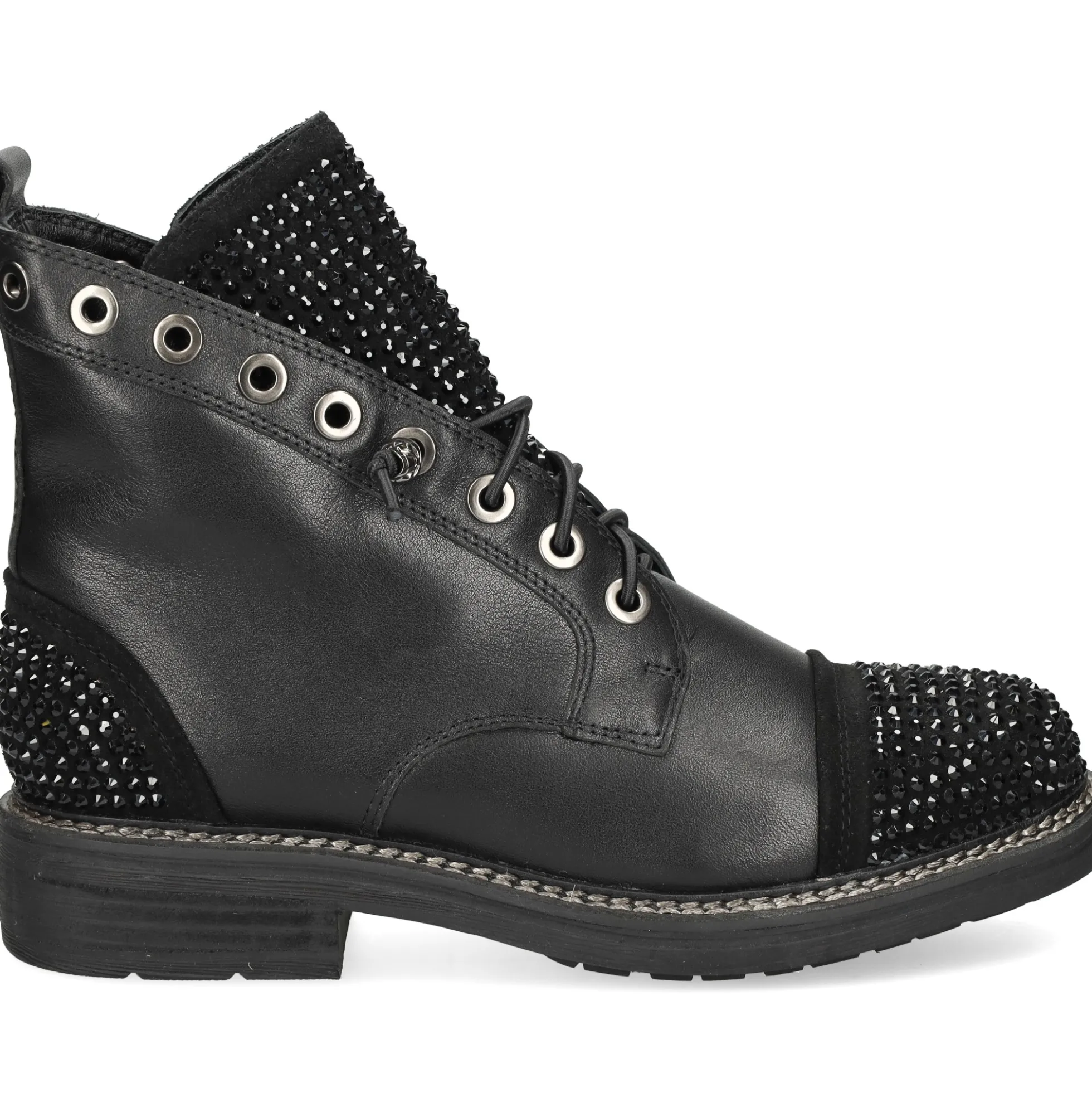 ALMA EN PENA Botines planos de Mujer 751 NEGRO