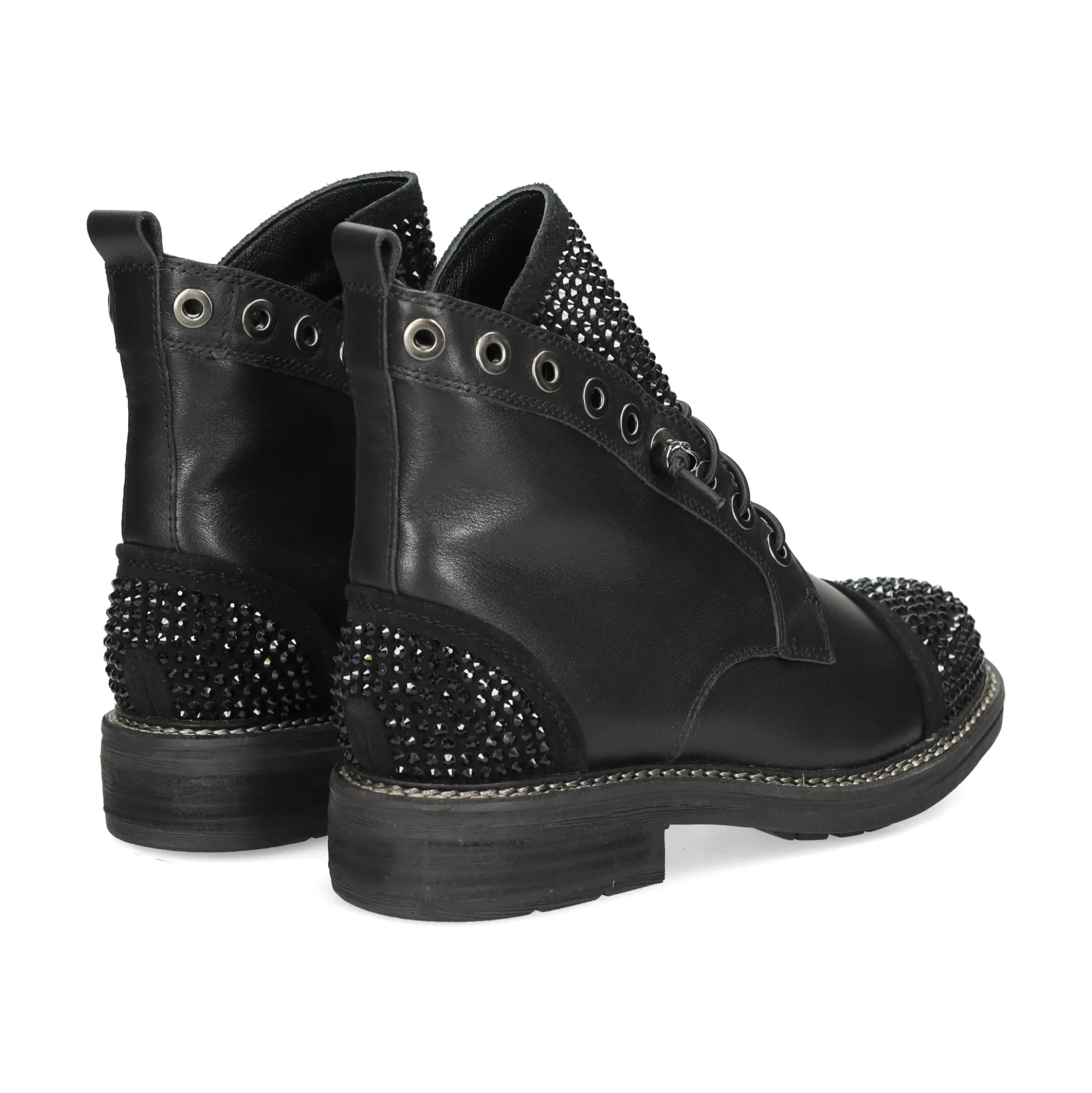 ALMA EN PENA Botines planos de Mujer 751 NEGRO