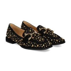 ALMA EN PENA Mocasines de Mujer 175 NEGRO