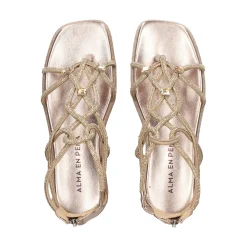ALMA EN PENA Sandalias planas de Mujer V2551604 BRONCE