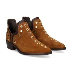 ALPE Botines planos de Mujer 2551 01 CUERO