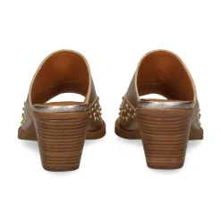 ALPE Sandalias con tacón de Mujer 511341 43 PLATINO