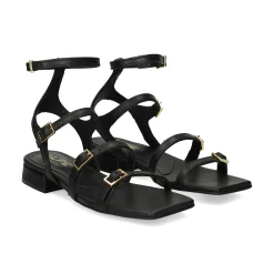 ALPE Sandalias planas de Mujer 514303 05 NEGRO