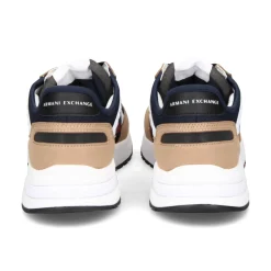 ARMANI EXCHANGE Zapatillas de Hombre XUX090 S561 TAN+NAVY+R