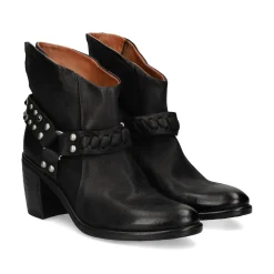 A.S.98 Botines con tacón de Mujer B82206 NEGRO