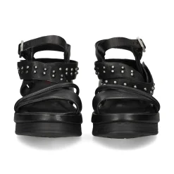 A.S.98 Sandalias con plataforma de Mujer C02001 6002 NEGRO