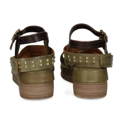 A.S.98 Sandalias con plataforma de Mujer C02001 0002 GREEN+TDM