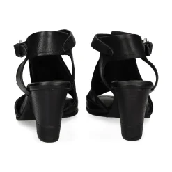 A.S.98 Sandalias con tacón de Mujer C04002 6002 NEGRO