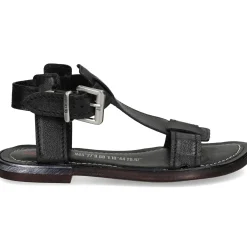 A.S.98 Sandalias planas de Mujer B94006 6002 NEGRO