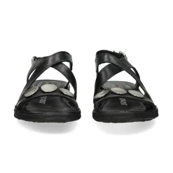 A.S.98 Sandalias planas de Mujer A16059 6002 NEGRO