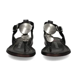 A.S.98 Sandalias planas de Mujer B94004 6002 NEGRO