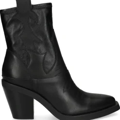 ASH Botines con tacón de Mujer JAGGER 001 NEGRO