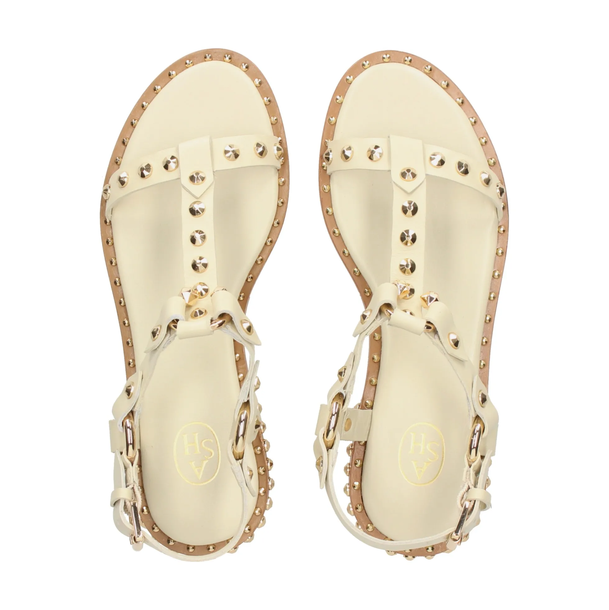 ASH Sandalias planas de Mujer PATSY 001 TALC