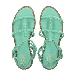 ASH Sandalias planas de Mujer PRECIOUSBI 08 WHITE/HYPE