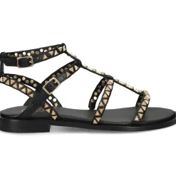 ASH Sandalias planas de Mujer PANDORA 001 NEGRO