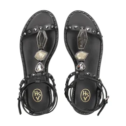 ASH Sandalias planas de Mujer PENNY 004 NEGRO