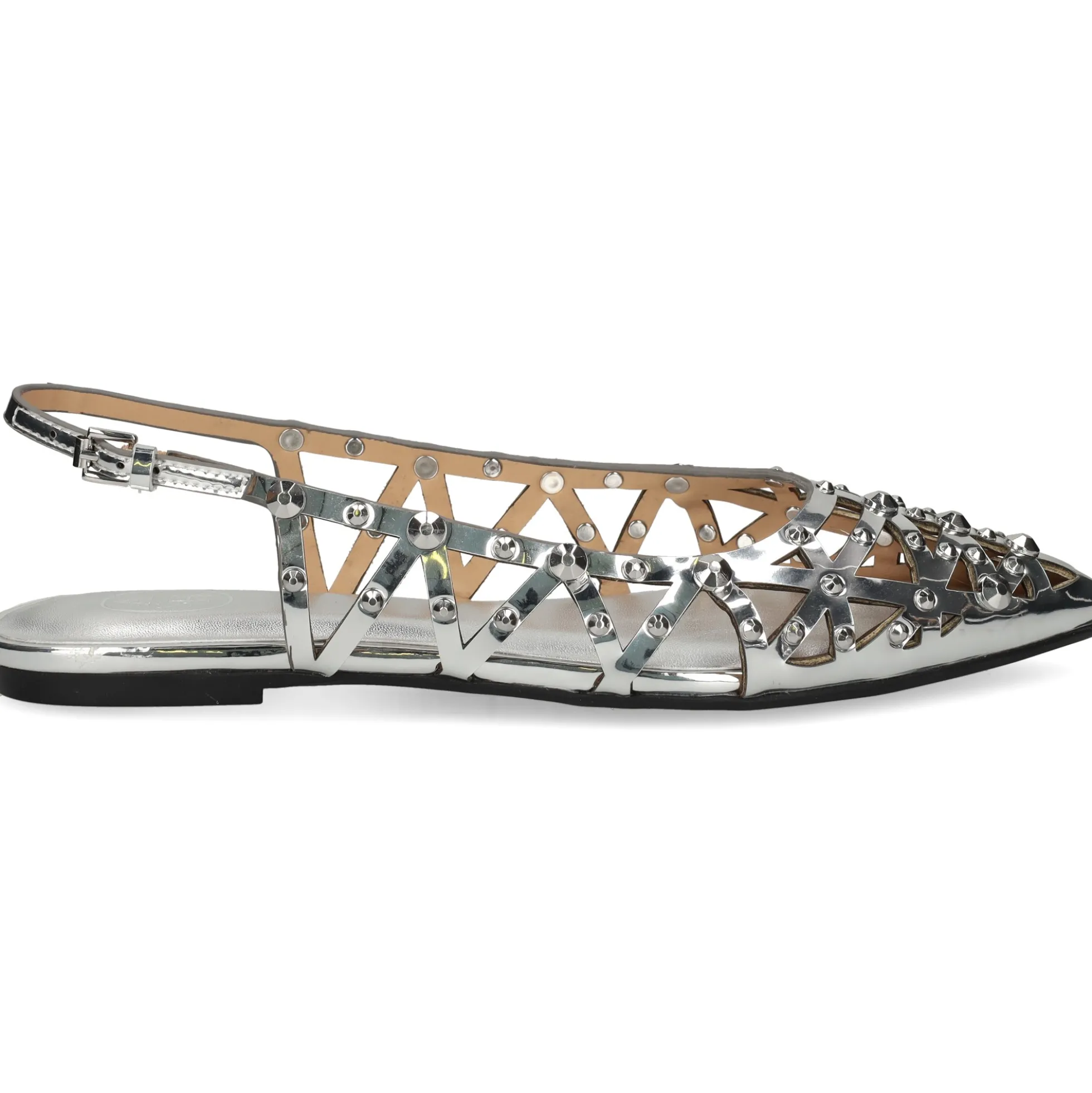ASH Zapatos planos de Mujer BAZAAR 005 SILVER