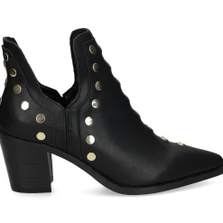 BEFREE Botines con tacón de Mujer NAPOLES-006 NEGRO