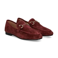 BIBI LOU Mocasines de Mujer 572Z30VK BURGUNDI
