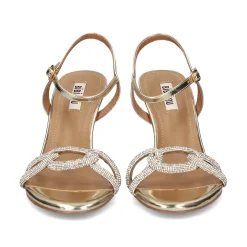 BIBI LOU Sandalias con tacón de Mujer 599Z17VK ORO