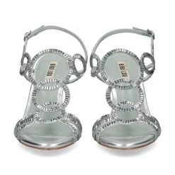 BIBI LOU Sandalias con tacón de Mujer 587Z00VK STONE - PLATA