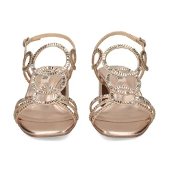 BIBI LOU Sandalias con tacón de Mujer 586Z00VK STONE - COBRE