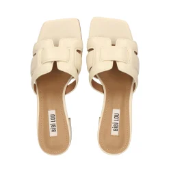 BIBI LOU Sandalias con tacón de Mujer 761Z10VK OFF WHITE