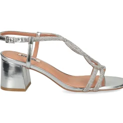 BIBI LOU Sandalias con tacón de Mujer 594Z17VK PLATA