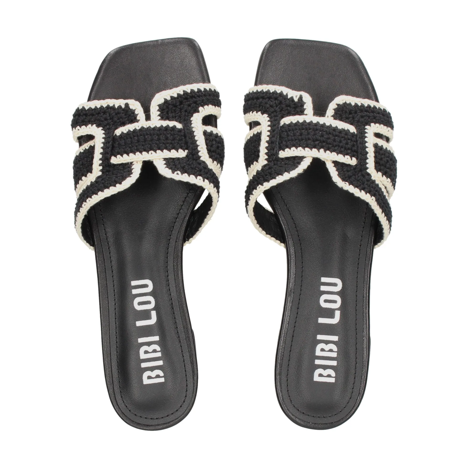 BIBI LOU Sandalias planas de Mujer 760Z87VK NEGRO