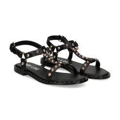 BIBI LOU Sandalias planas de Mujer 824Z80HG NEGRO