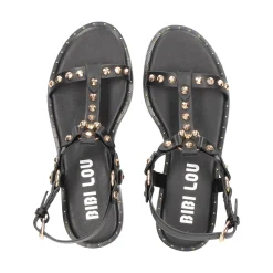 BIBI LOU Sandalias planas de Mujer 824Z80HG NEGRO