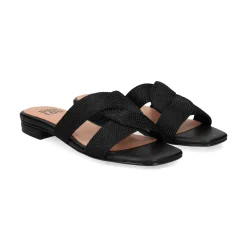 BIBI LOU Sandalias planas de Mujer 849Z94HG NEGRO