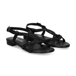 BIBI LOU Sandalias planas de Mujer 820Z94HG NEGRO
