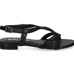 BIBI LOU Sandalias planas de Mujer 820Z94HG NEGRO