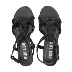 BIBI LOU Sandalias planas de Mujer 820Z94HG NEGRO