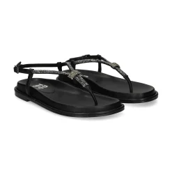 BIBI LOU Sandalias planas de Mujer 893Z99HG NEGRO