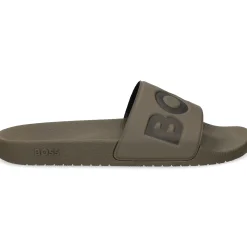 BOSS Sandalias de Hombre Aryeh_Slid_npvlg 210 MEDIUM BROW