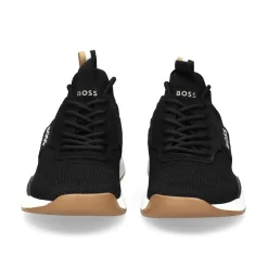 BOSS Zapatillas de Hombre Titanium_Runn_knst_N 014 Charcoal