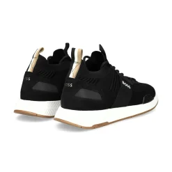 BOSS Zapatillas de Hombre Titanium_Runn_knst_N 014 Charcoal