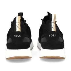 BOSS Zapatillas de Hombre Titanium_Runn_knst_N 014 Charcoal