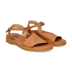 BUENO Sandalias planas de Mujer WY2901 DARK COCONUT