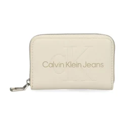CALVIN KLEIN Billeteras K60K612255 ACF EGGSHELL