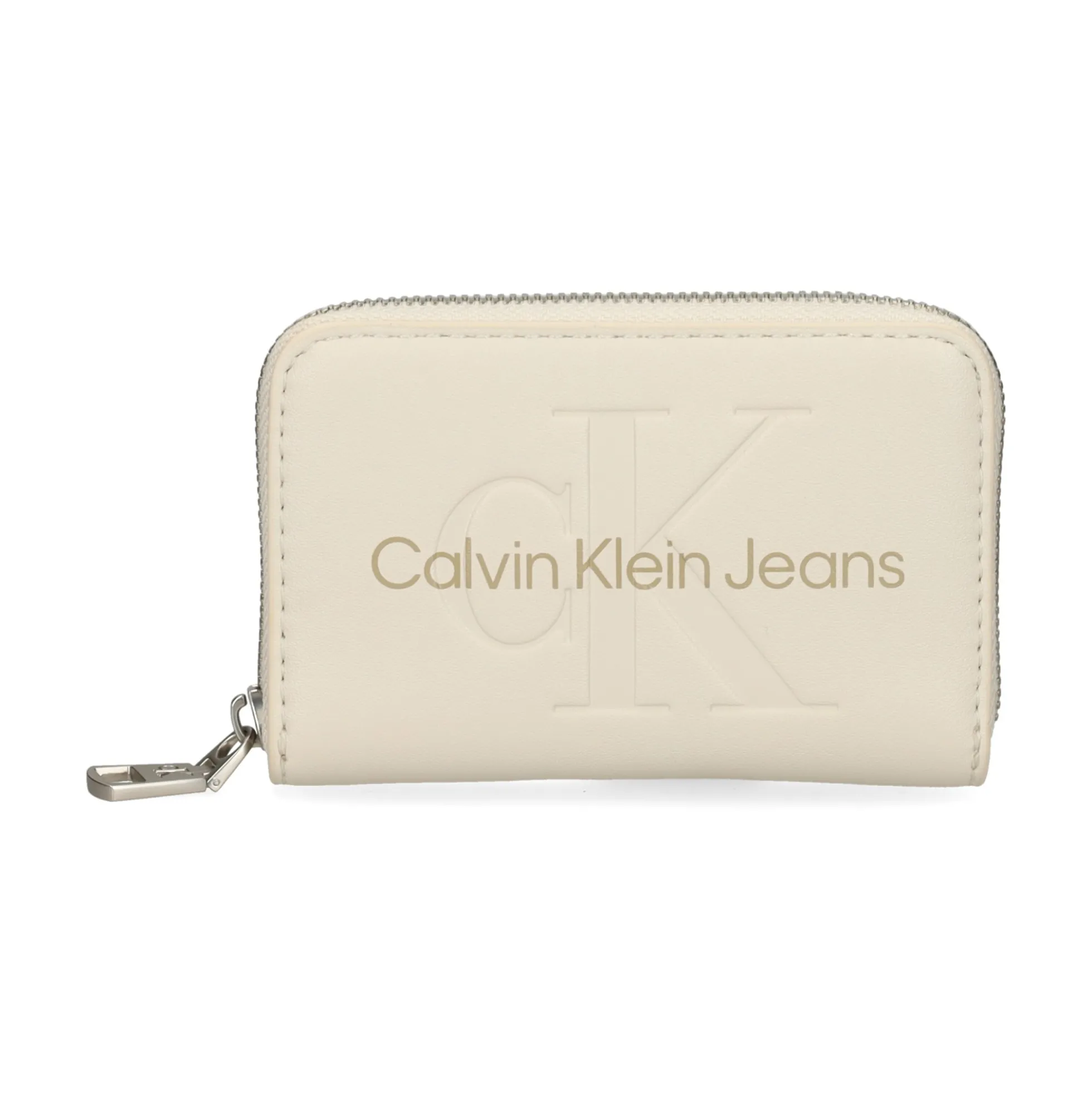 CALVIN KLEIN Billeteras K60K612255 ACF EGGSHELL