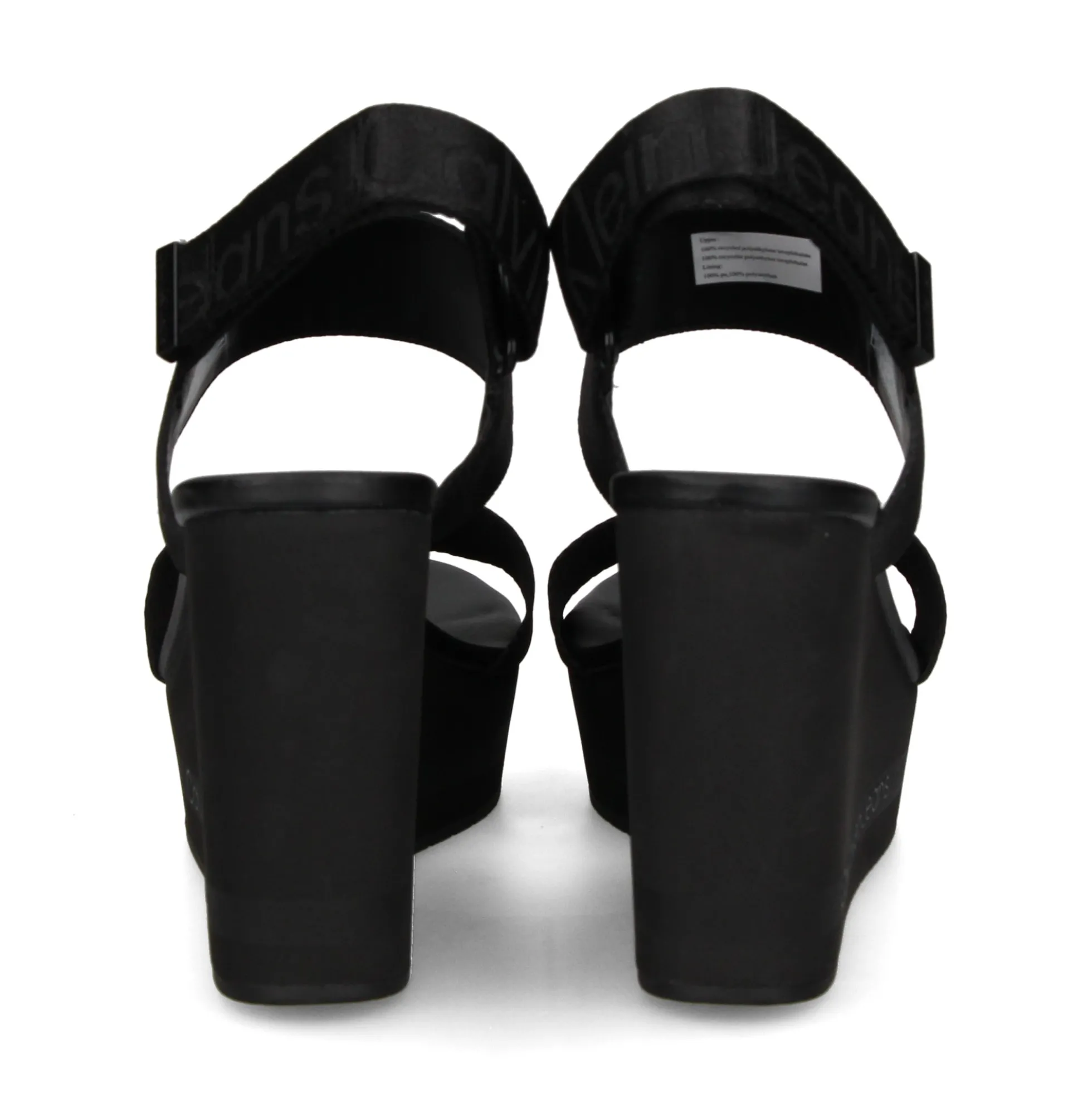 CALVIN KLEIN Sandalias cuña de Mujer YW0YW00959 BLACK - BDS
