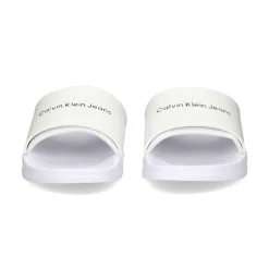 CALVIN KLEIN Sandalias planas de Mujer YM0YM00361 WHITE - YBR